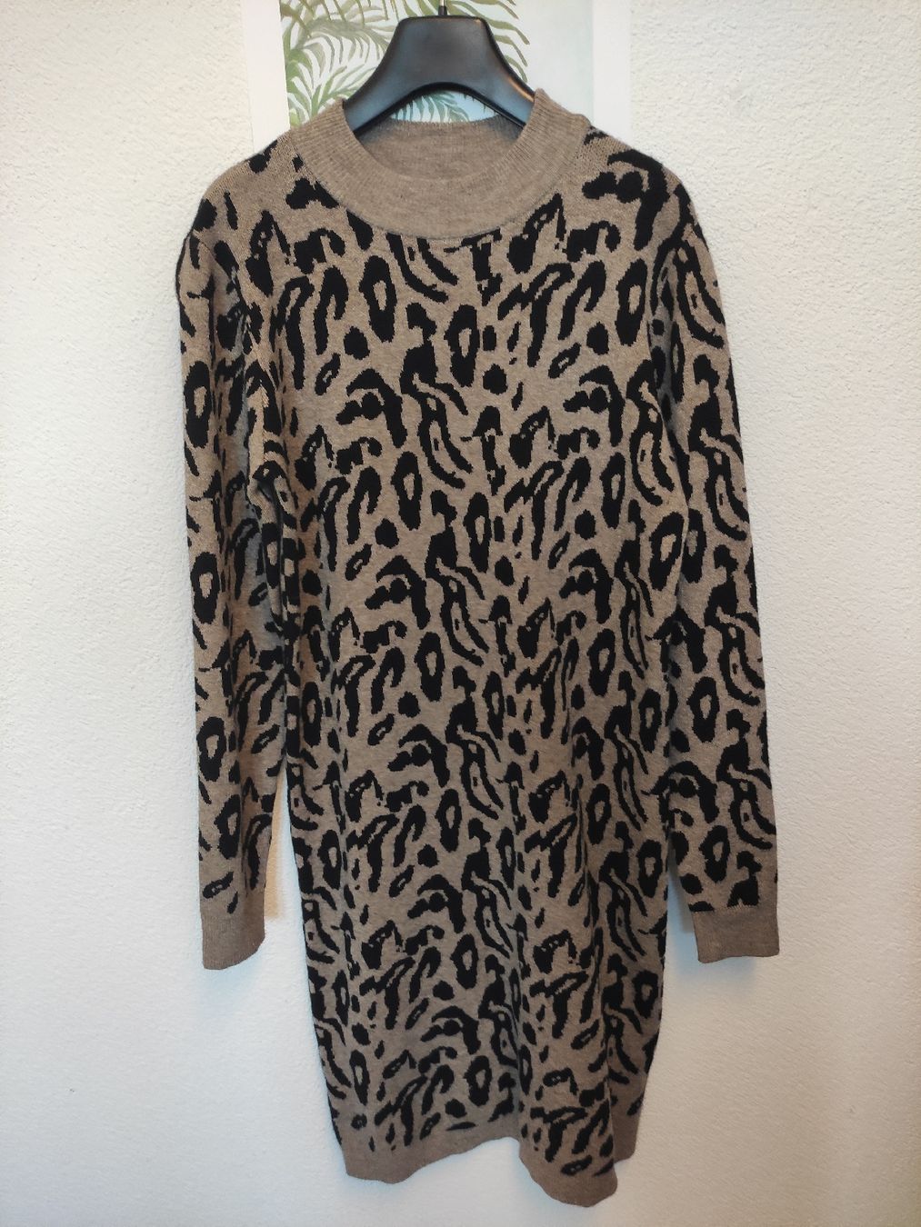 Vestiti: Strickkleid beige schwarz Leopardenmuster Gr. S Object – Nuovo (secondo la descrizione) da Schliern b. Köniz venduto da Pecannut 4