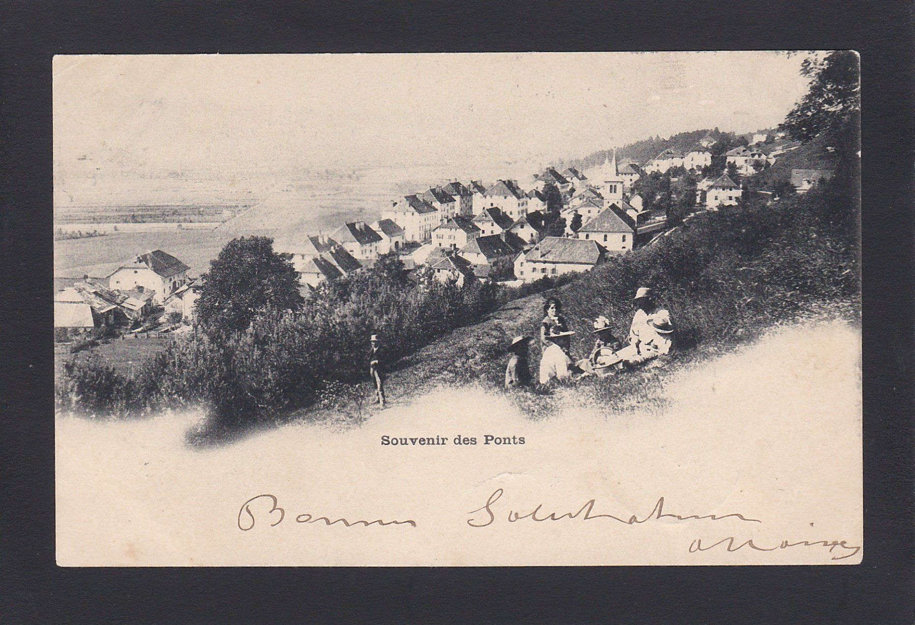 Cartoline postali: LES PONTS-DE-MARTEL, 1899 – Usato da Reiden venduto da cinfis