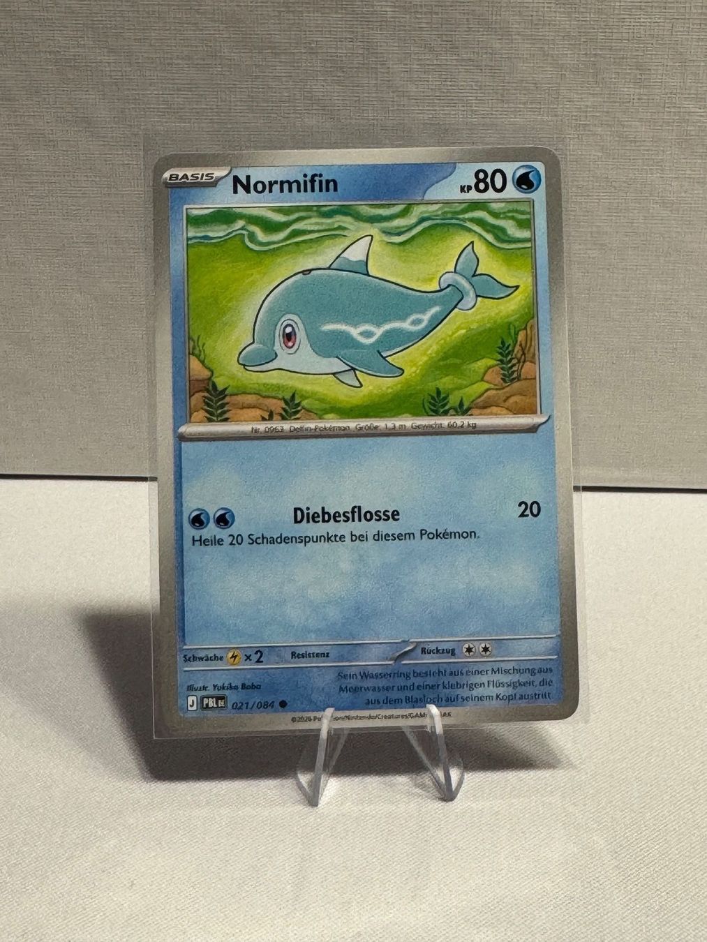 Pokémon Cartes à collectionner: Normifin - Dunkelnacht PBL DE 021 – D'occasion à Schachen LU par danb86