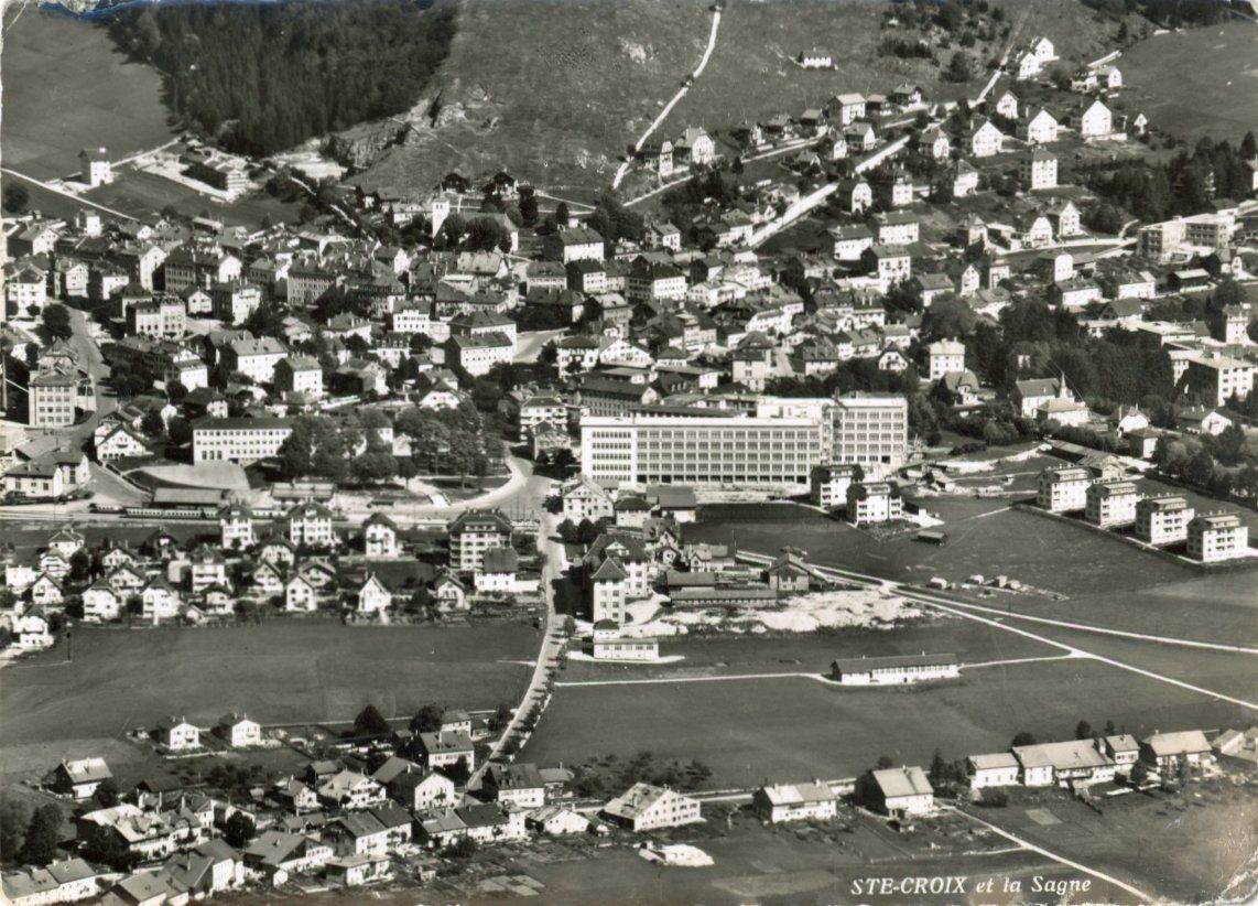 Cartoline postali: Ste. Croix   VD   et la Sagne – Usato da Brig venduto da Valcards54
