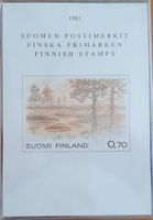 Finnland: Jahreszusammenstellung 1981 / postfrisch