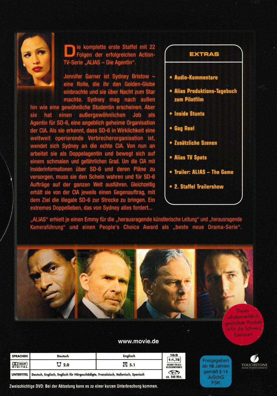 Tutti i DVDs: DVD - Alias – Die Agentin - Staffel 1 – Usato da Langnau am Albis venduto da MediaRescuerKeLoX 1