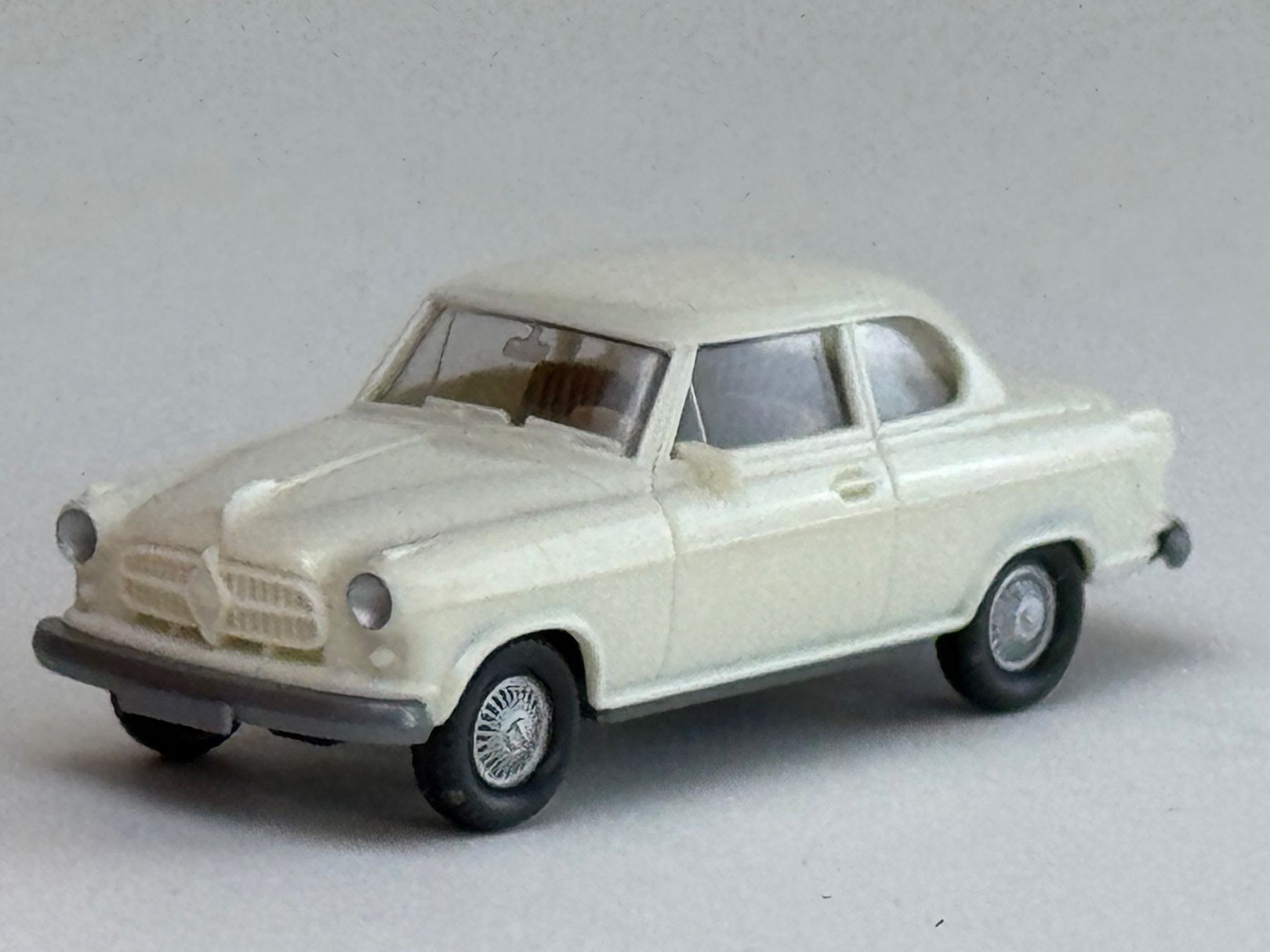 Wiking Voitures modèles: SG-Wiking Borgward Isabella hellcremeweiss – D'occasion à Elm par Wikmtz