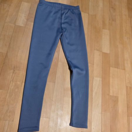 Warme Leggings 12-13 – gefüttert, grau