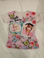 Sommerliches Elsa & Anna T-Shirt, Grösse 92/98, Top!