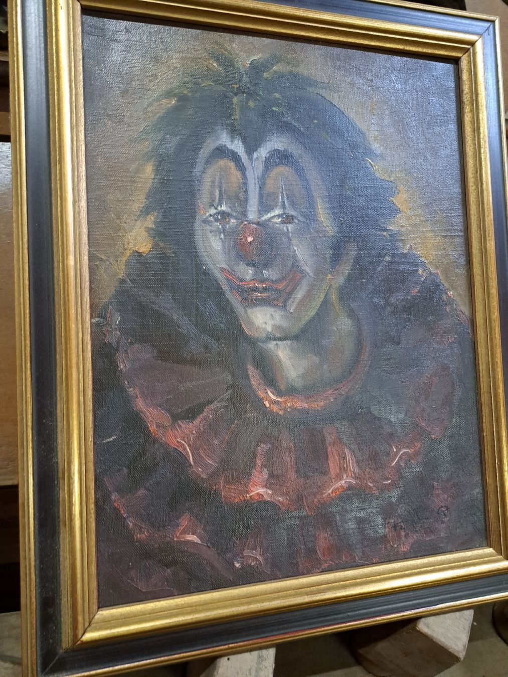 Dipinti: Clown Ölgemälde Signiert – Usato da Grossdietwil venduto da hufi10