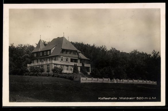 Ansichtskarten: AK St. Chrischona, Kaffeehalle Waldrain – Gebraucht aus Berlin von bartko-reher