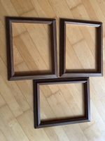 Bilderrahmen Holz braun ohne Glas 