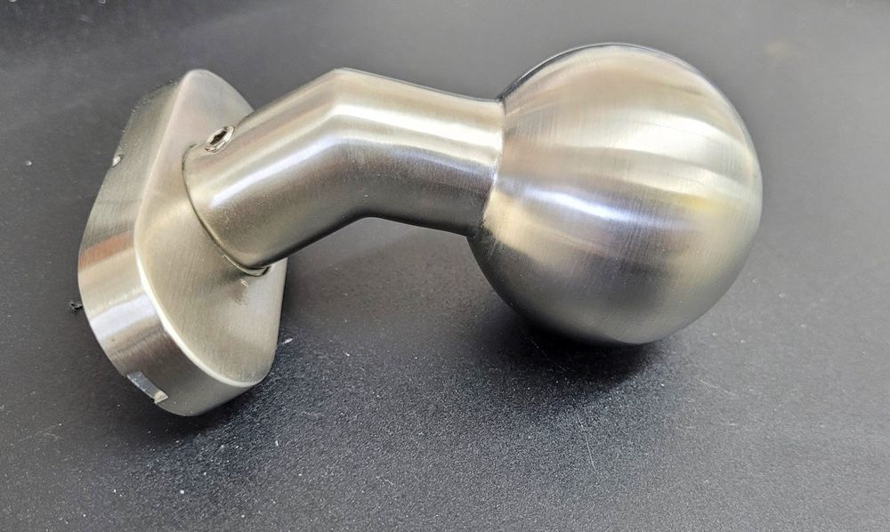 Melody Jane Puppenhaus Türgriff – Satin-Nickel Mit Grünem Kristall-Knauf & Schlüssel – 1:12 Maßstab – 18