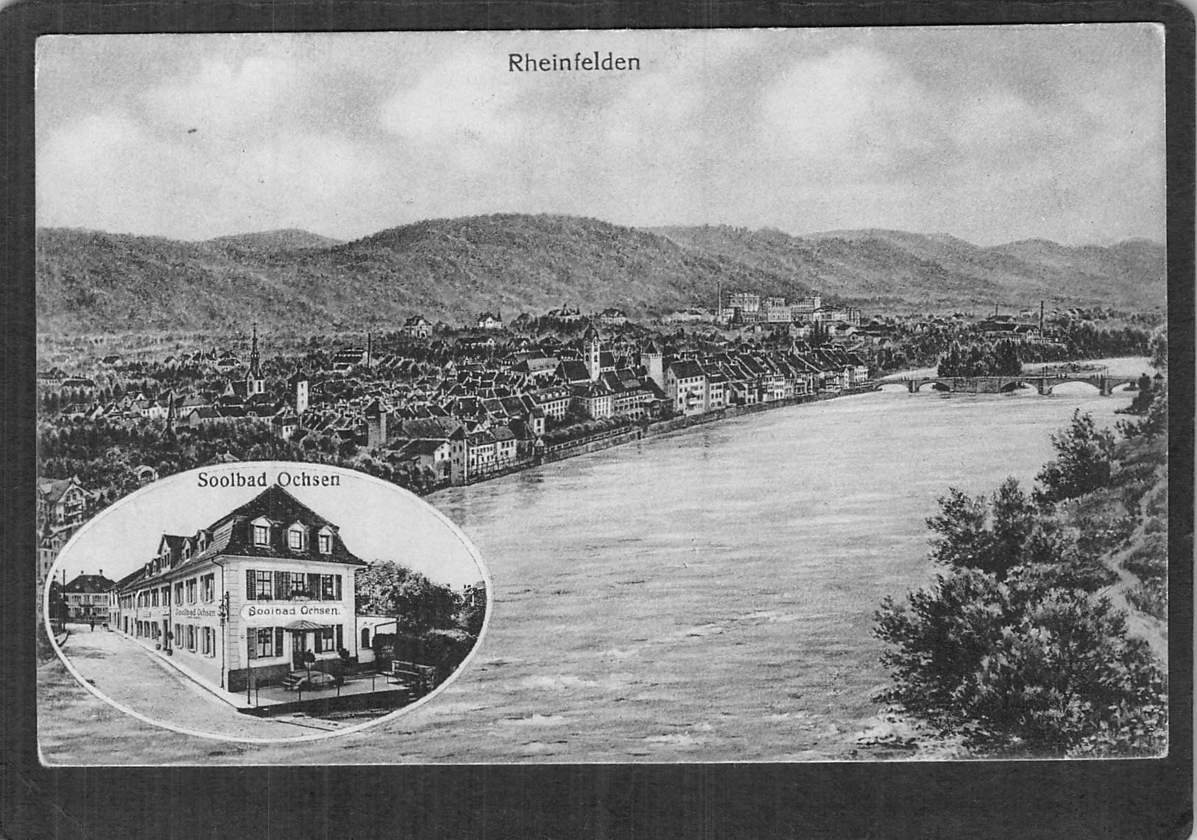Cartoline postali: #Rheinfelden , Soolbad Ochsen – Usato da Reichenburg venduto da Pipo-67