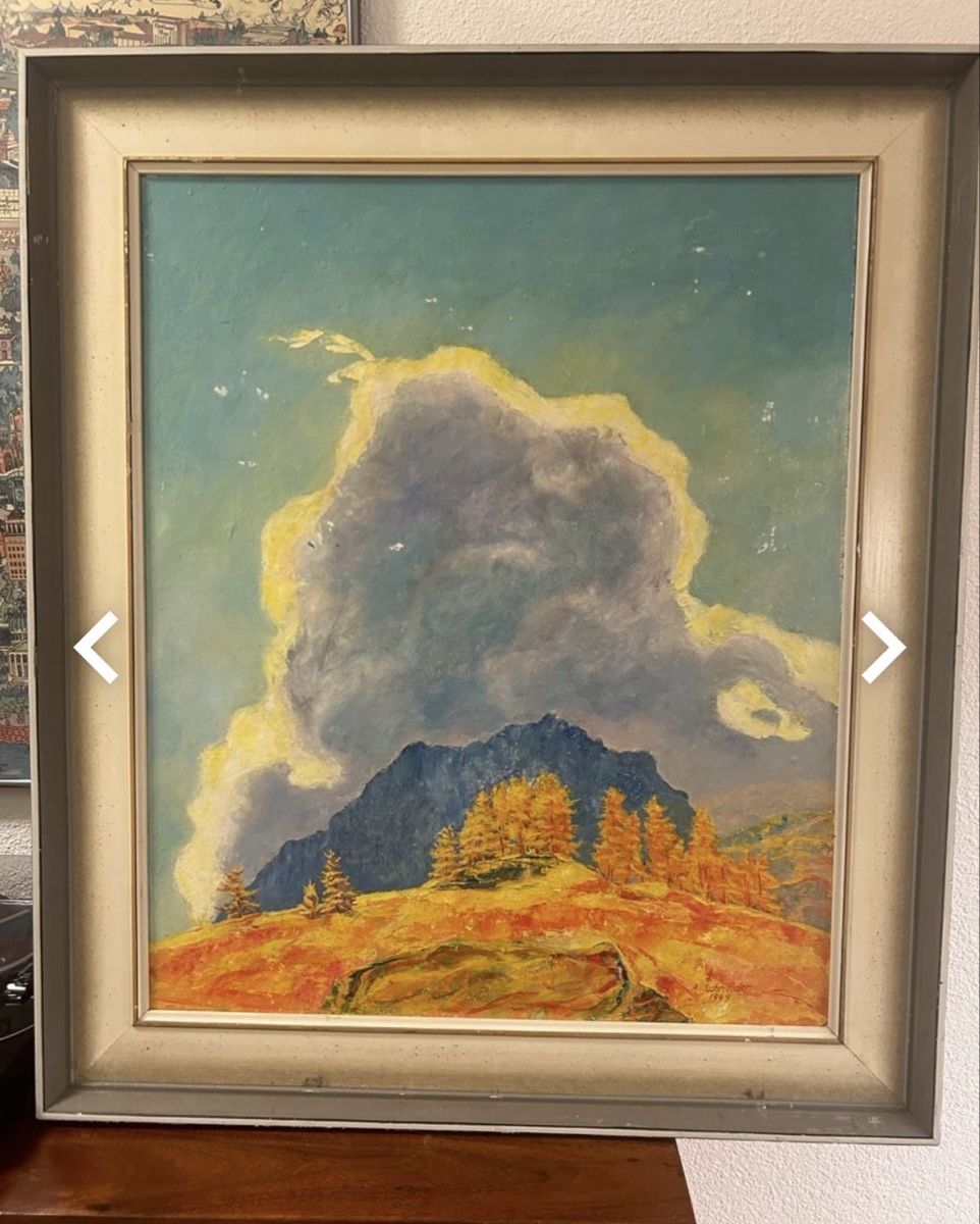 Dipinti: Ölgemälde von A. Schneider 1969 – Usato da Solothurn venduto da NUVICO 3