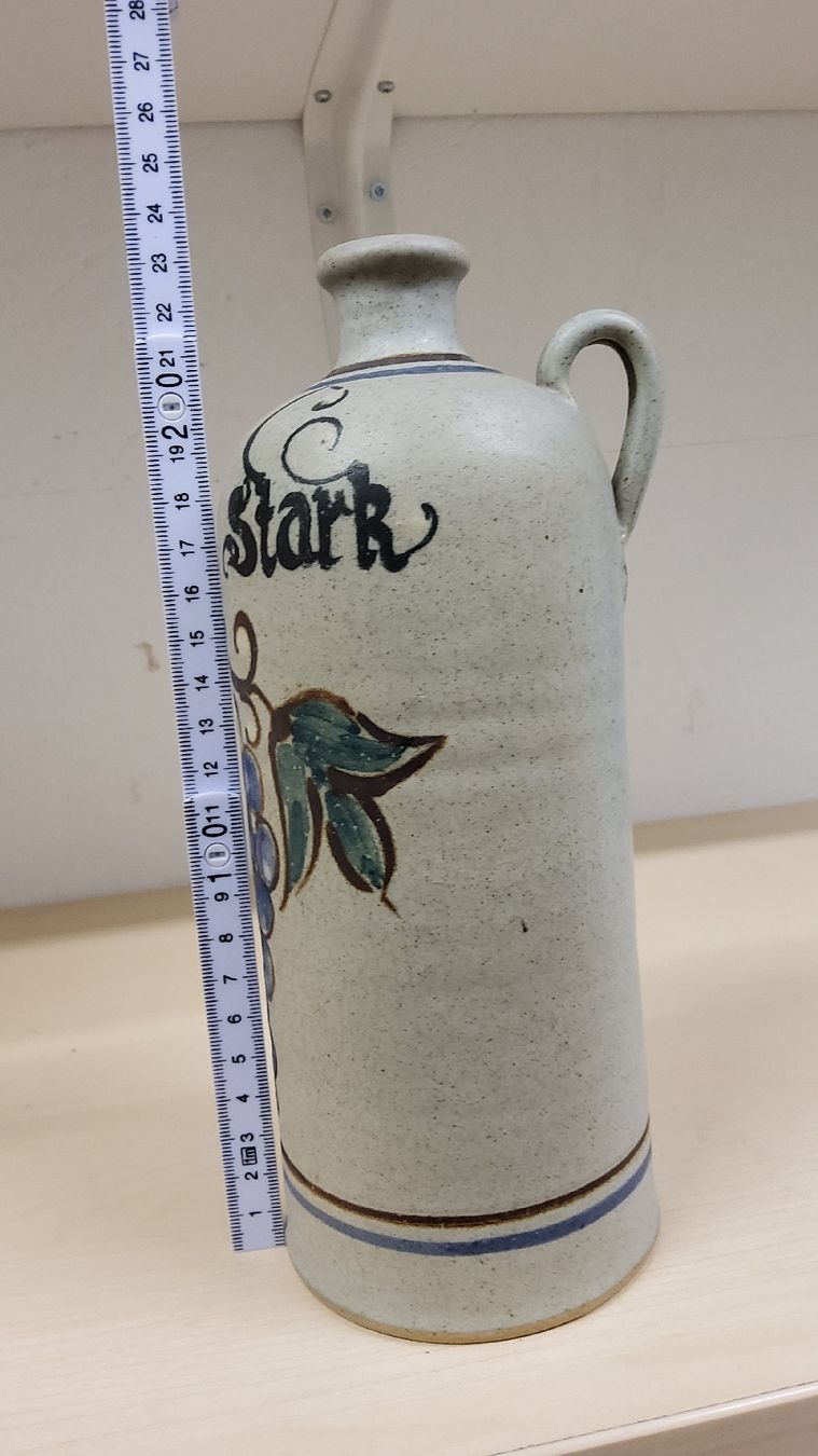 Tutte le decorazioni: Antike Weinflasche "Gatten Stark" Steingut, Herbstdeko – Usato da Herisau venduto da Nluanalucas 2
