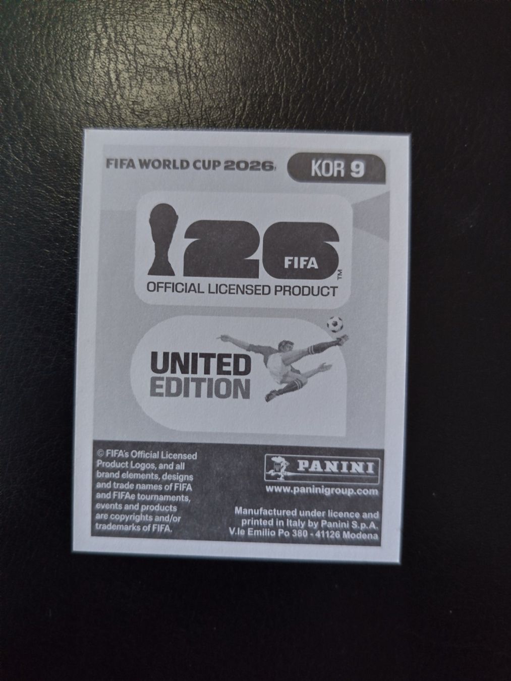 Panini Sammelbilder & Trading cards: Panini FIFA World Cup 2026 KOR 9 – Neu (gemäss Beschreibung) aus Matzingen von Clie42 1