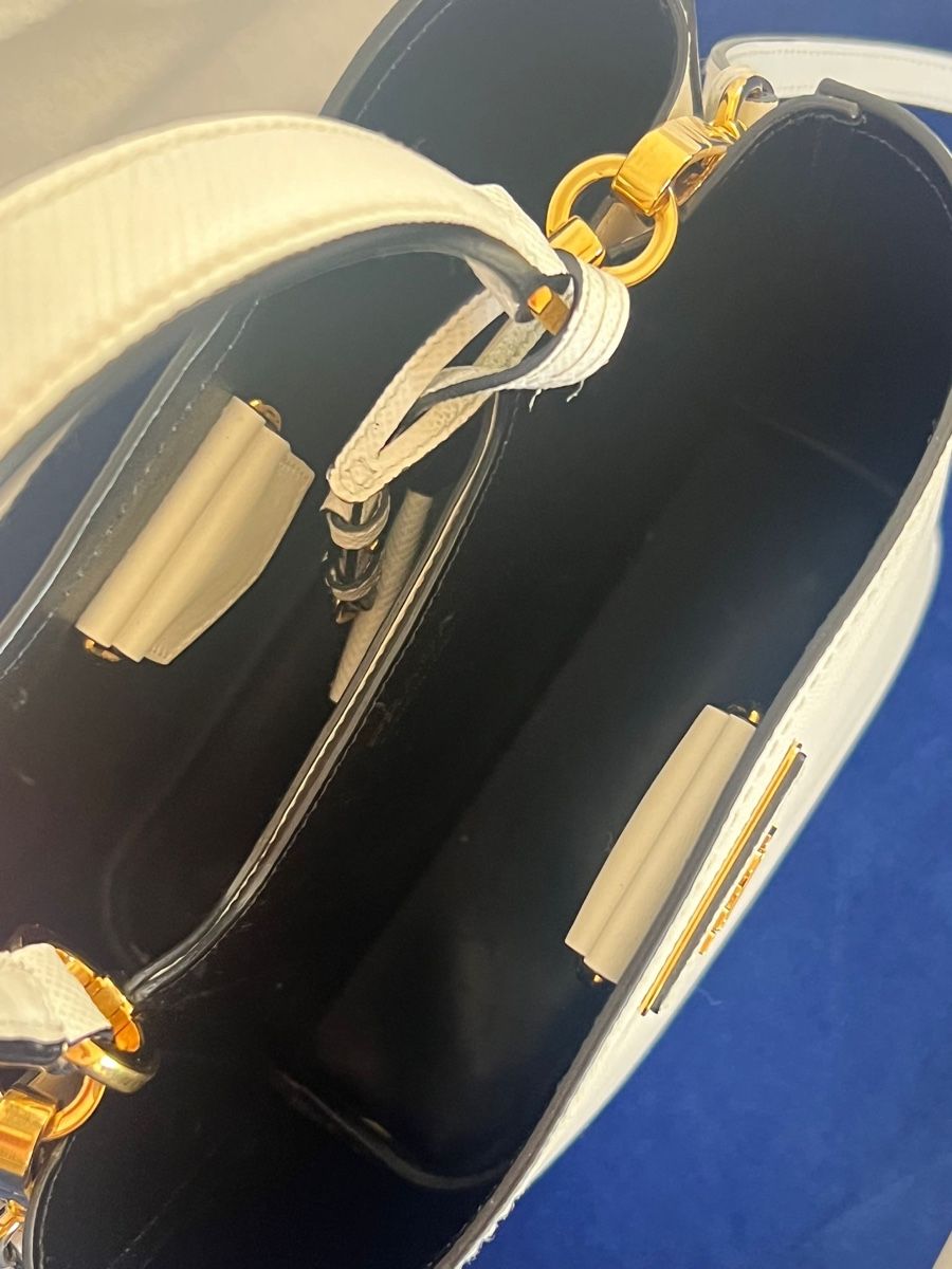 Prada Borse da donna: Prada weiss - Saffiano Leder - Top Zustand – Nuovo (secondo la descrizione) da Wagenhausen venduto da hhhhhh01 2