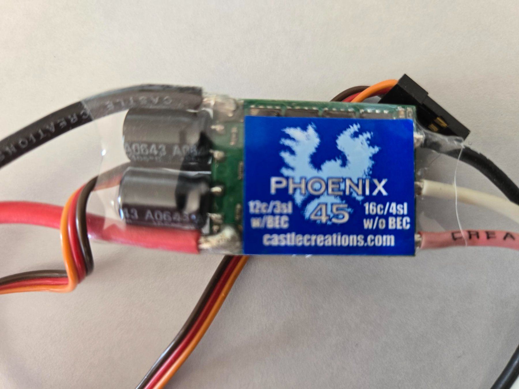 Componenti elettronici: Phoenix 45 Regler Brushless 12T/3s/ BEC – Usato da Belp venduto da BI-KE_Chris
