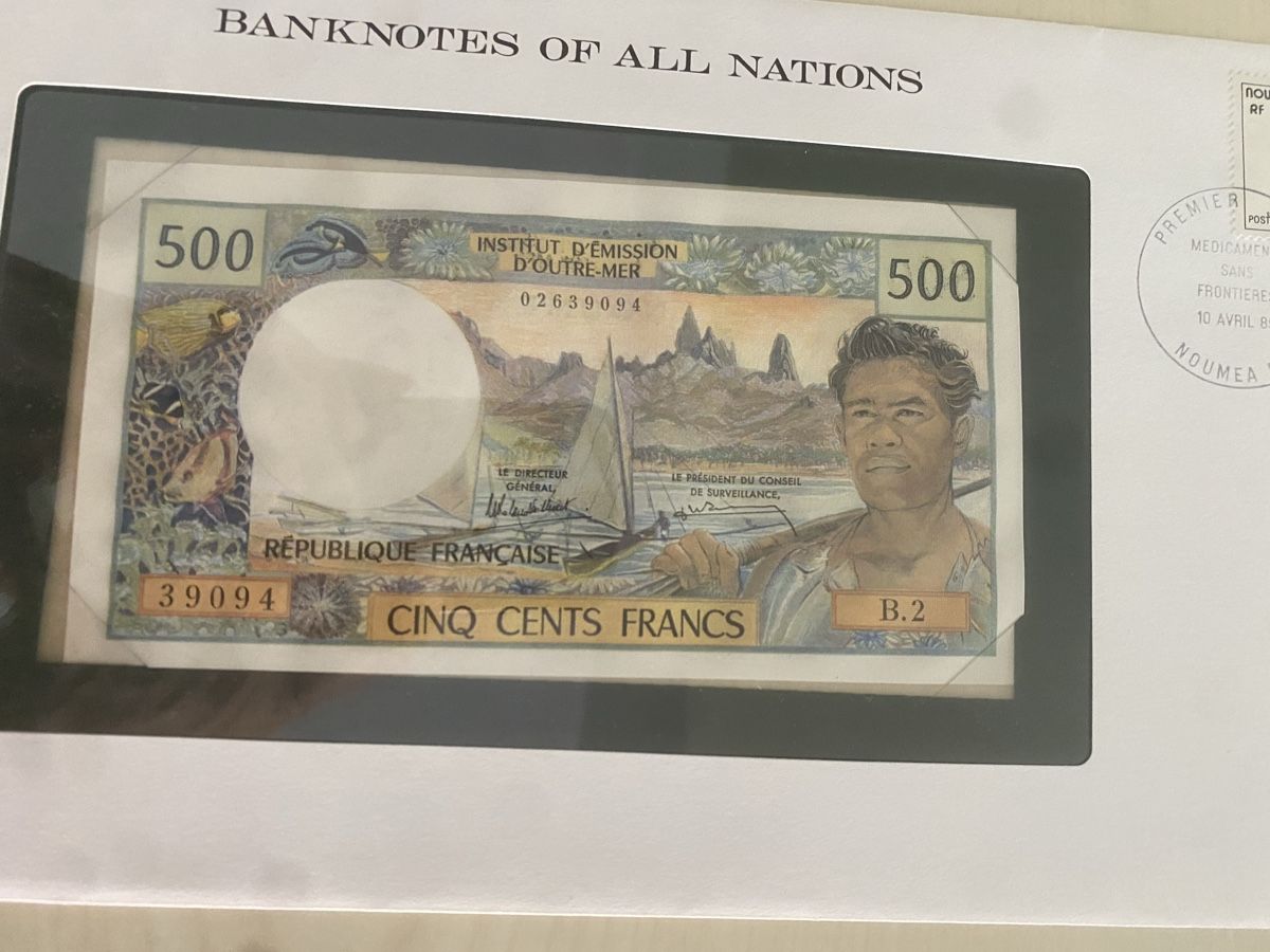 Banknoten: Banknotenbrief Nouméa  – Neu (gemäss Beschreibung) aus Muralto von Alex1912 1