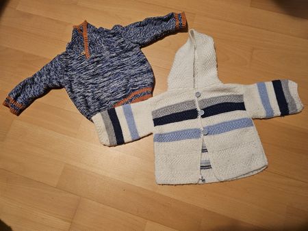 2 warme Pullover Gr 74