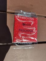 Preciosa Rocailles hellrote Perlen Perles im 50g Tütchen