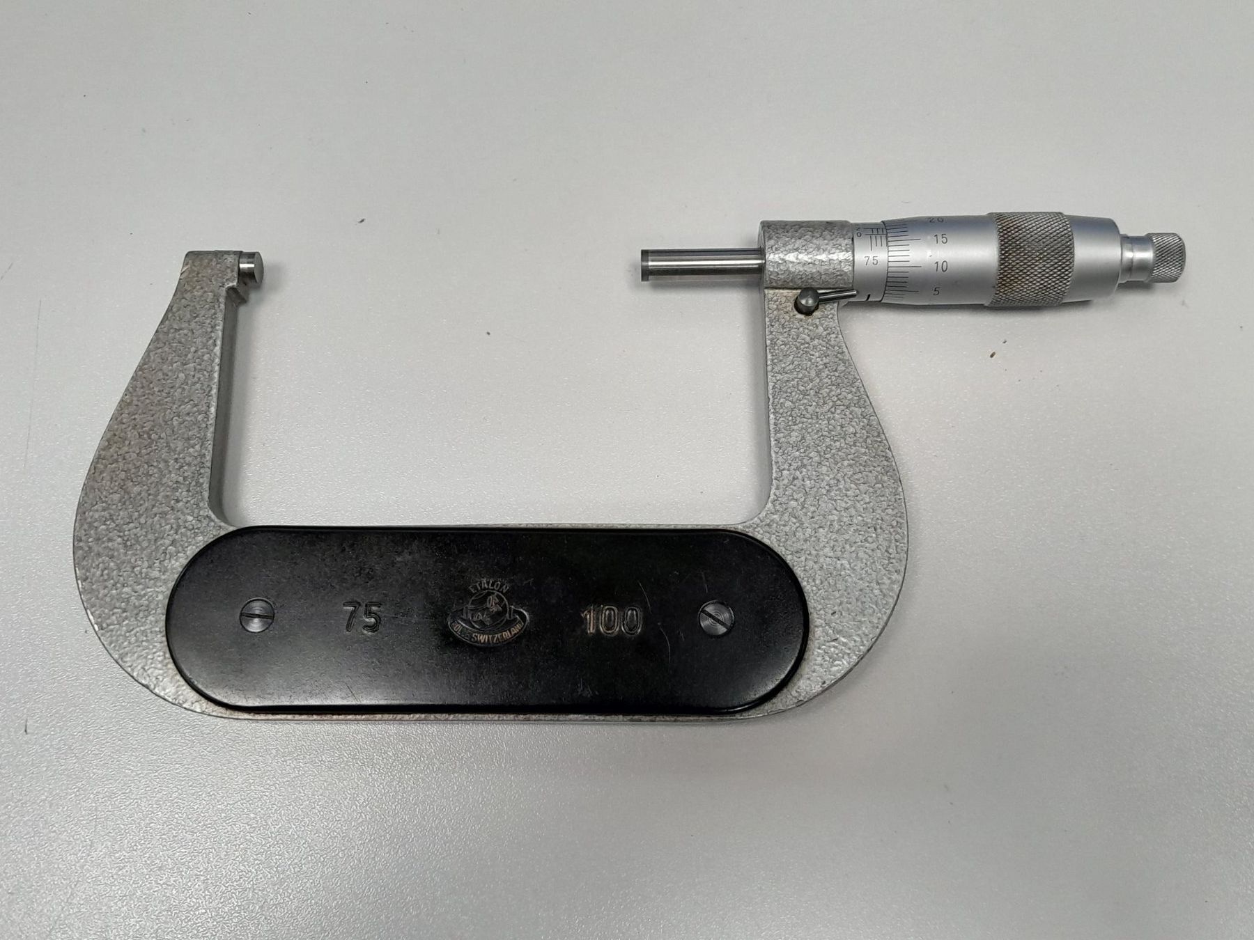 Messen: Etalon Mikrometer Bügelmesschraube 75-100mm – Gebraucht aus Rümlang von BKCH