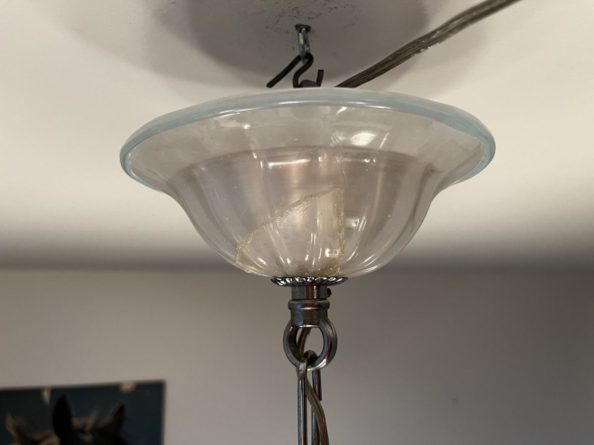 Lampadari & plafoniere: Mid Century Murano Glas Kronleuchter  – Usato da Bern venduto da fotolog111 4