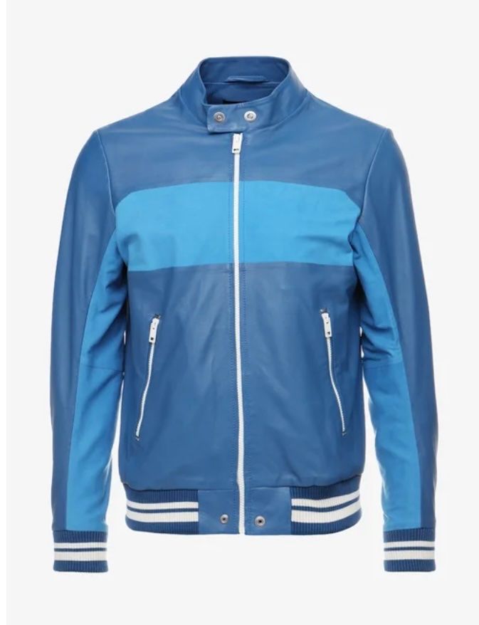 Diesel Giacche: Diesel Lederjacke blau – Nuovo (secondo la descrizione) da Sursee venduto da Auktion29