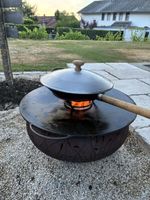 Feuertopf mit Wokpfanne