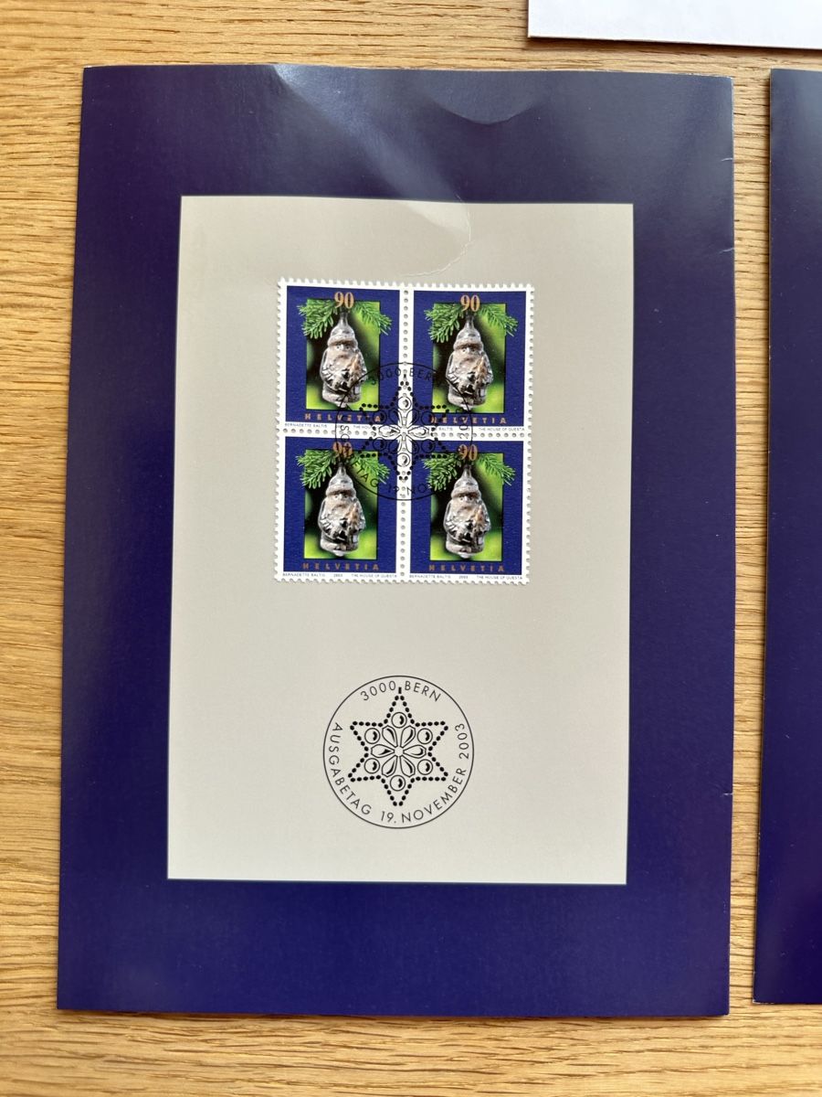 Alle Briefmarken: Schweiz - 2004 WEIHNACHTEN FDC‘s – Gebraucht aus Schmitten / FR von Samsara169 3