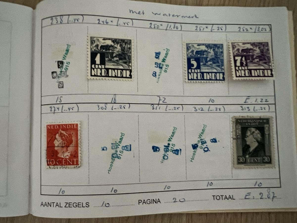 Tutti i francobolli: Auswahlheft NL-Indie – Usato da Braunau venduto da Desil2511 7