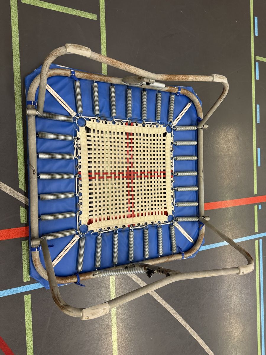 Trampoline: Mini Trampolin blau mit Federn gebraucht – Gebraucht aus Zürich von Frodokauft 3