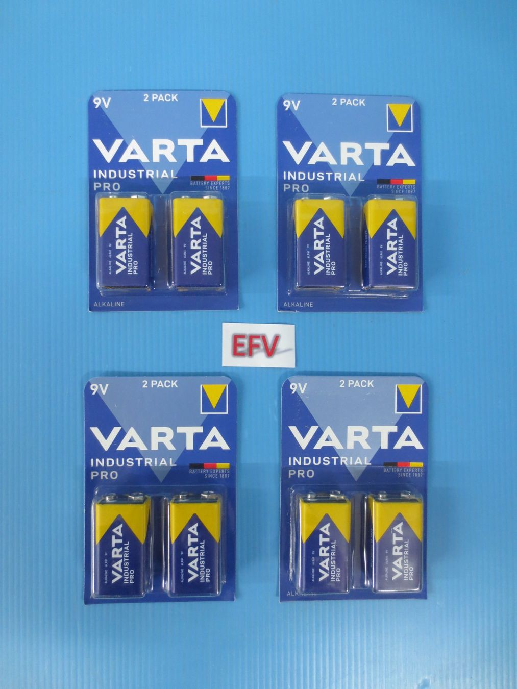 Varta Akkus & Batterien: Aktion 8 Stk. 9V-E Block Varta Batterien – Neu und originalverpackt aus Sulz LU von Elektrofachverkauf