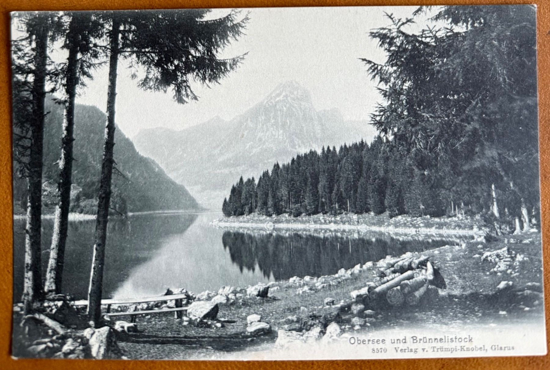 Cartoline postali: AK: OBERSEE und Brünnelistock – Usato da Lutry venduto da Ediego