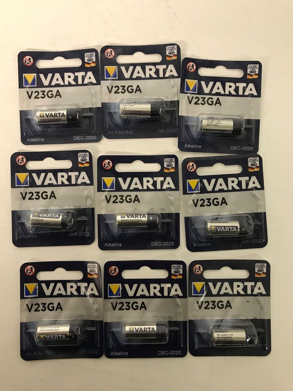 Varta Caricatori & Batterie: RESTPOSTEN  VARTA V23GA 9STK   0084 – Nuovo (secondo la descrizione) da Heerbrugg venduto da ProBau-Liq