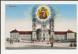 AK ca.1920 Einsiedeln mit Mutter Gottes und Kind
