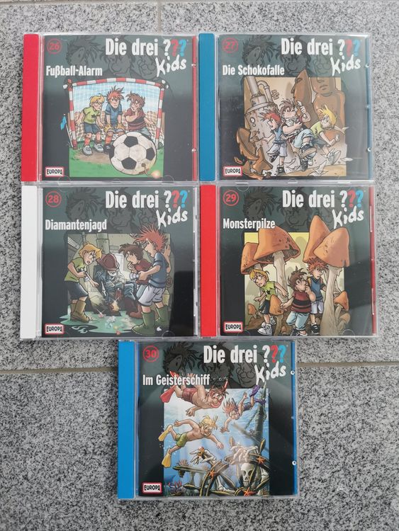 Die drei ??? Fragezeichen Kids CD's - Folge 26 - 30 (Gebraucht) in ...