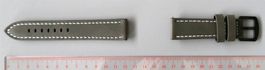 🔝⌚Nr142 Grau/Schwarzes Uhrenband Stegbreite 22mm