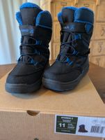 Kamik Winterstiefel, Grösse 29, Top Zustand, Schwarz/Blau