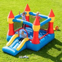 HappyHop Schloss Hüpfburg mit Rutsche