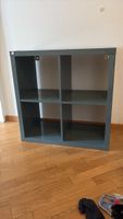 Regal IKEA Kallax 4 Fächer grau gebrauchter Zustand