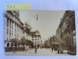 alte Ansichtskarte St. Gallen Leonhardstrasse, 1917