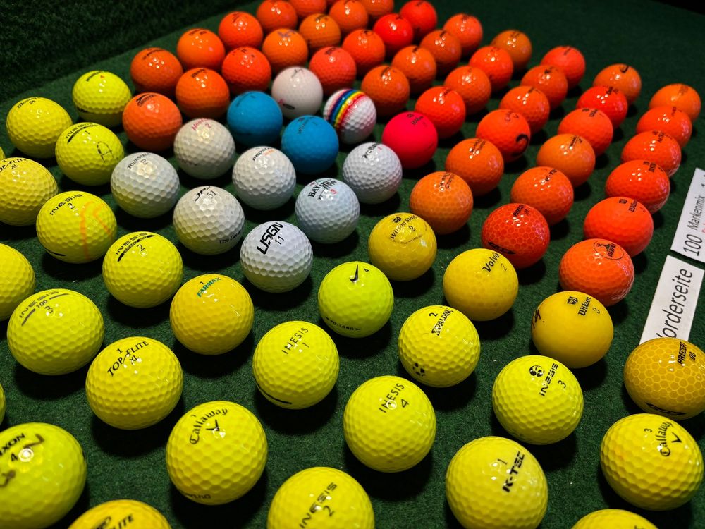 100 gebrauchte Golfbälle (sehr schön bis mässig) Set 013 (Gebraucht) in