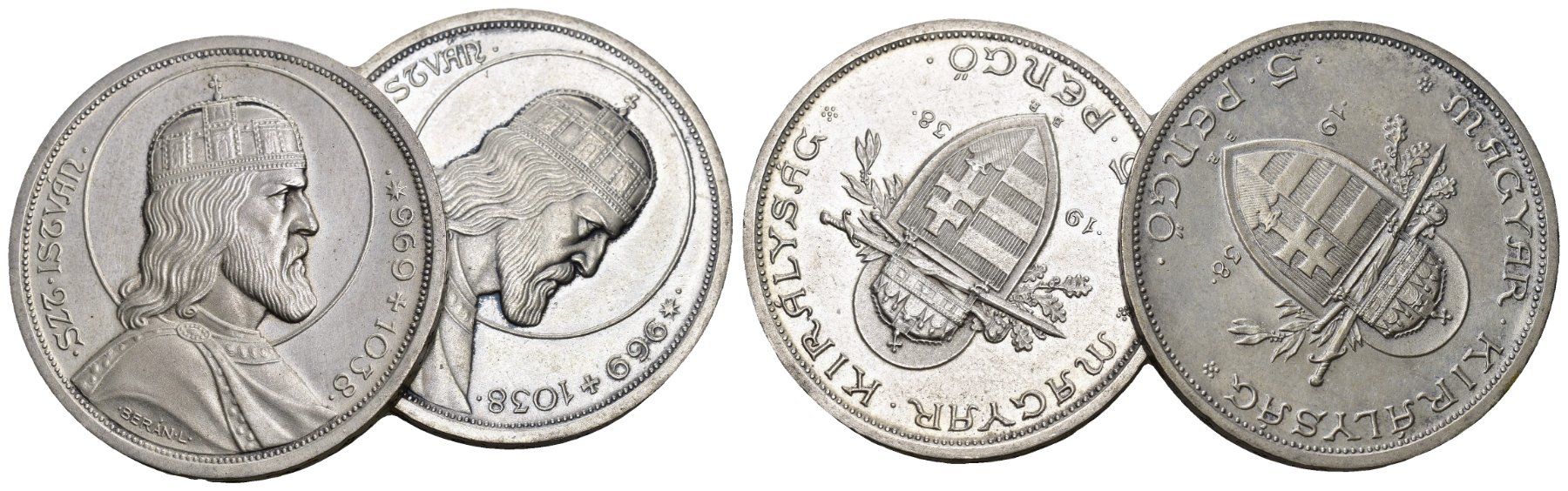 Toutes les monnaies: Ungarn 1938 – D'occasion à Bern par numismatictops