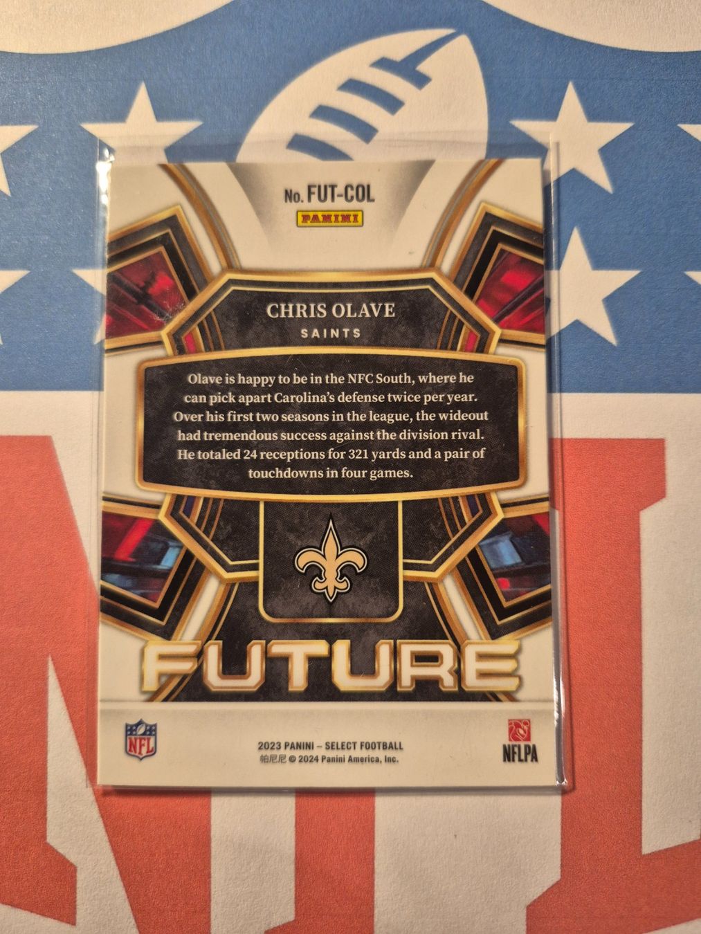Panini Carte collezionabili: NFL Chris Olave New Orleans Saints – Usato da Treiten venduto da Sauber73 1