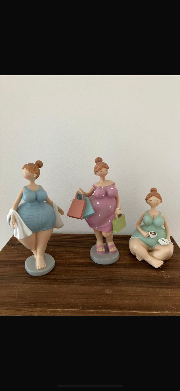 Figuren: 3 Mollige Damen – Gebraucht aus Allenwinden von Obalu 1