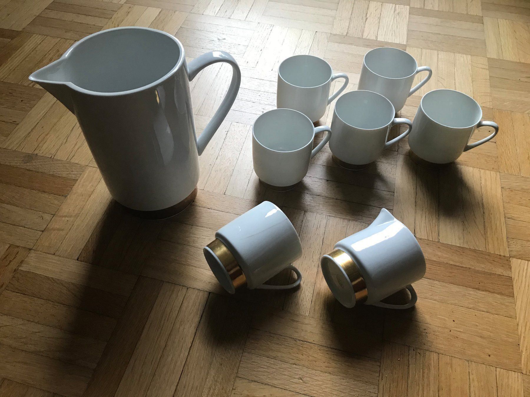 Melitta Set di piatti: Melitta Hamburg Kaffeeservice Goldrand – Usato da Basel venduto da jillybean 1