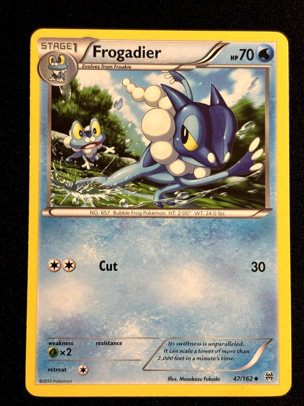 Pokémon Carte collezionabili: Pokemon Frogadier - BREAKthrough 47/162 - English – Usato da Bern venduto da Big_GS
