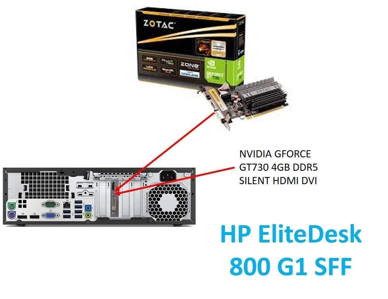 Hewlett Packard PC: Gaming PC HP 800 G1 SFF i7 – Usato da Meggen venduto da bigrother_martin 2