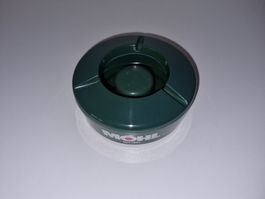 Aschenbecher Mohl dunkelgrün Durchmesser ca 12cm