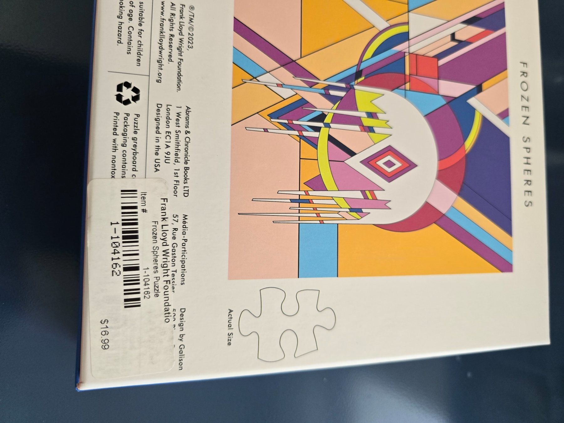 Puzzle: Puzzle NEU Frank Lloyd Wright,  Foil,  aus USA – Nuovo e nell'imballaggio originale da Rheinau venduto da MakalekaAloha 4