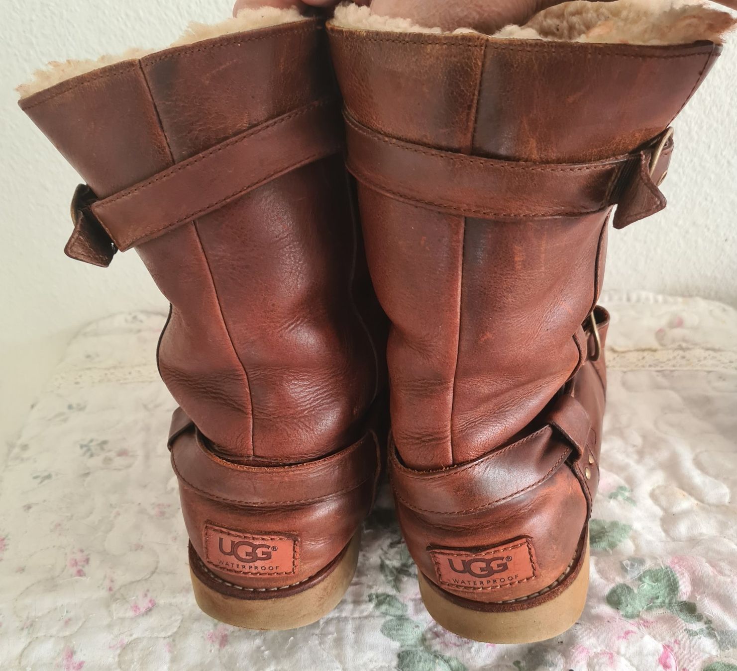 Ugg Scarpe da uomo: UGG Stiefel Leder braun, Grösse 38, gebraucht – Usato da Winterthur venduto da bibummi 2