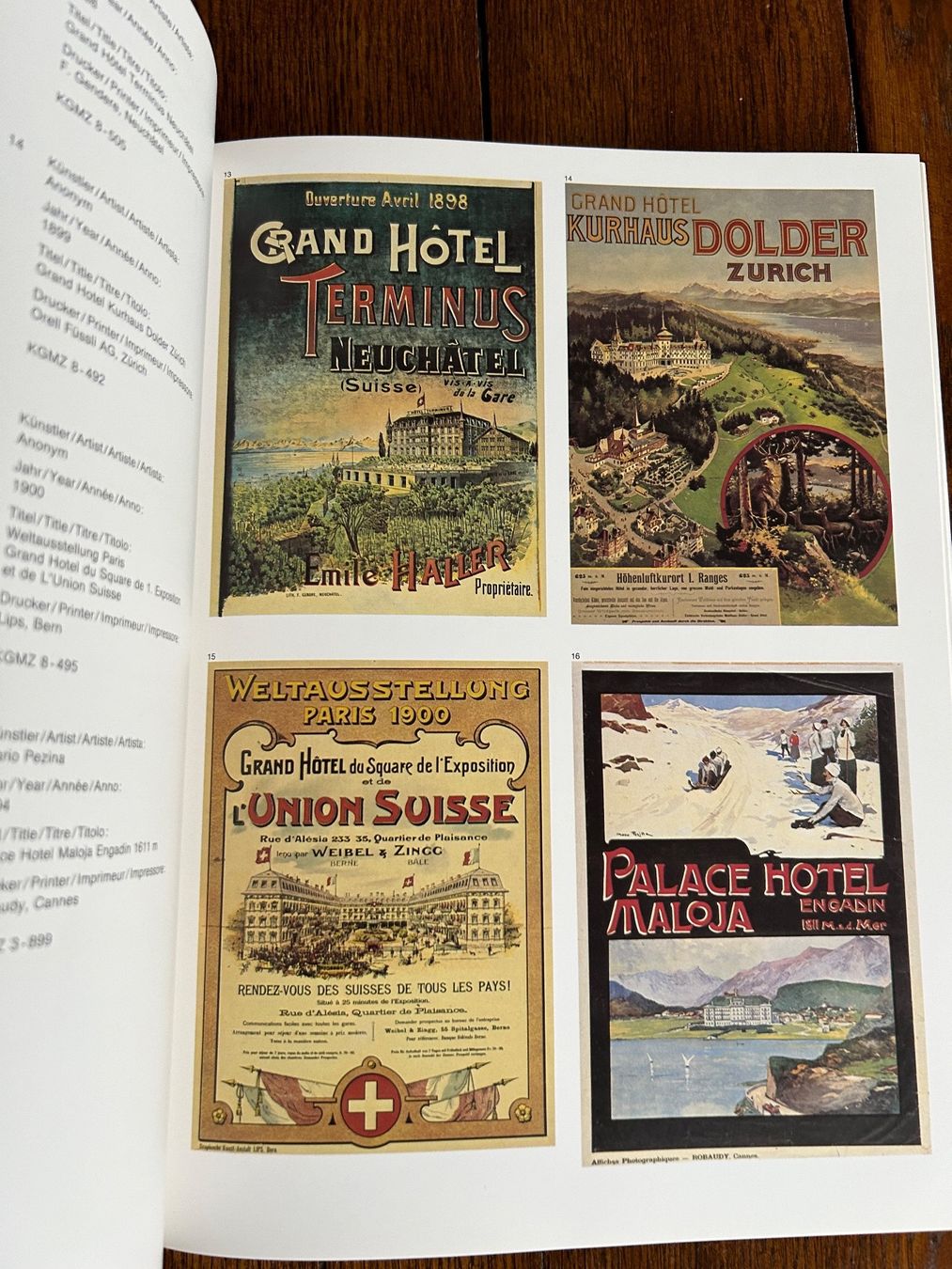 Livres: Schweizer Hotelplakate 1875-1982 – D'occasion à Basel par Peter_schlemihl 1